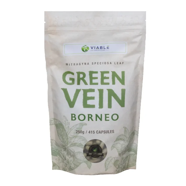 Green Vein Borneo Kratom Capsules
