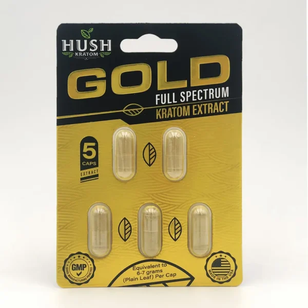 Hush Kratom Gold Extract Capsules