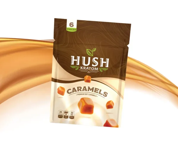 Hush Kratom Extract Infused Caramels