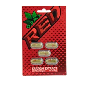 OPMS Red Kratom Extract Capsules