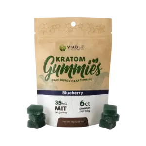 Viable Kratom Gummies (Blueberry)