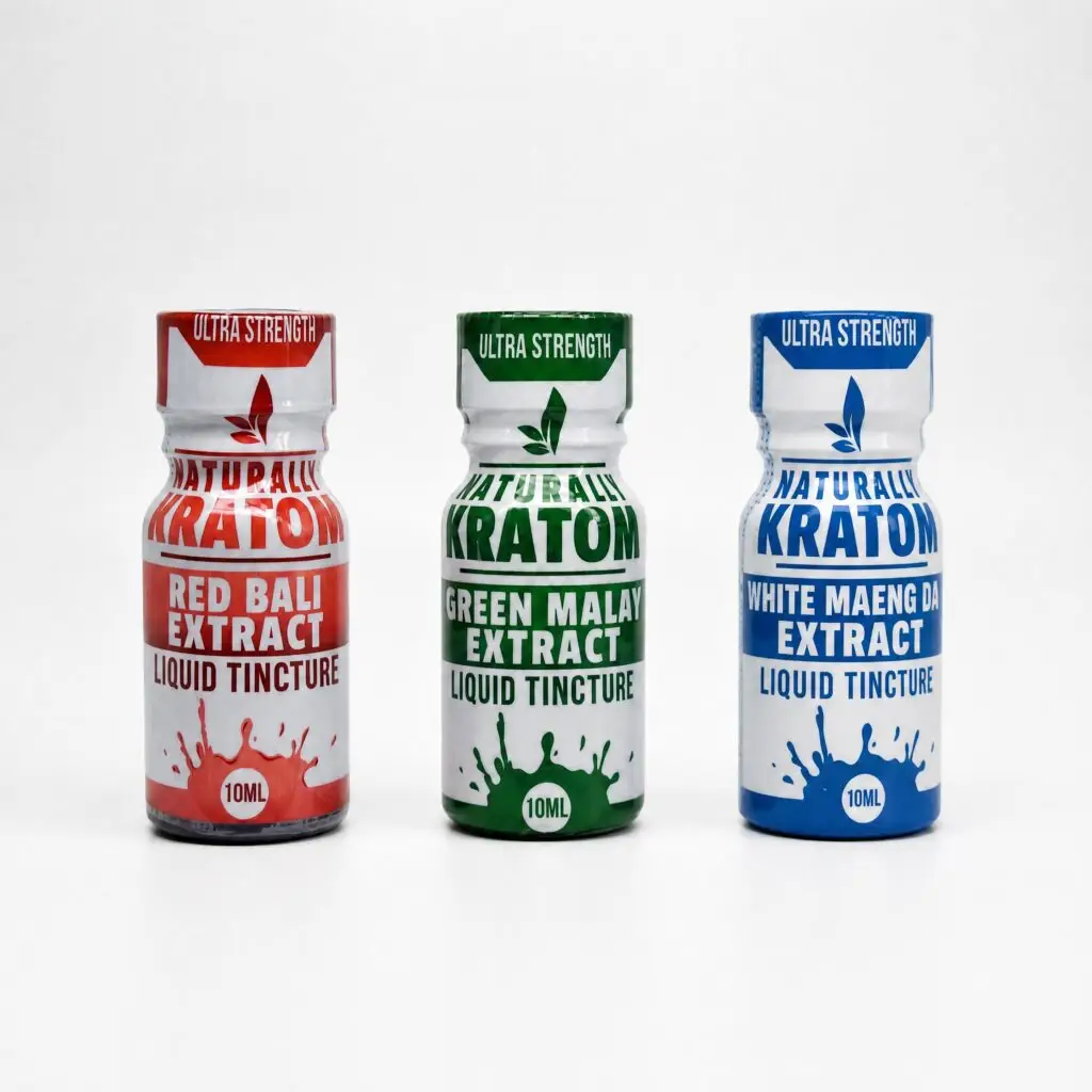 NaturallyKratom 20 to 1 Front Bottles